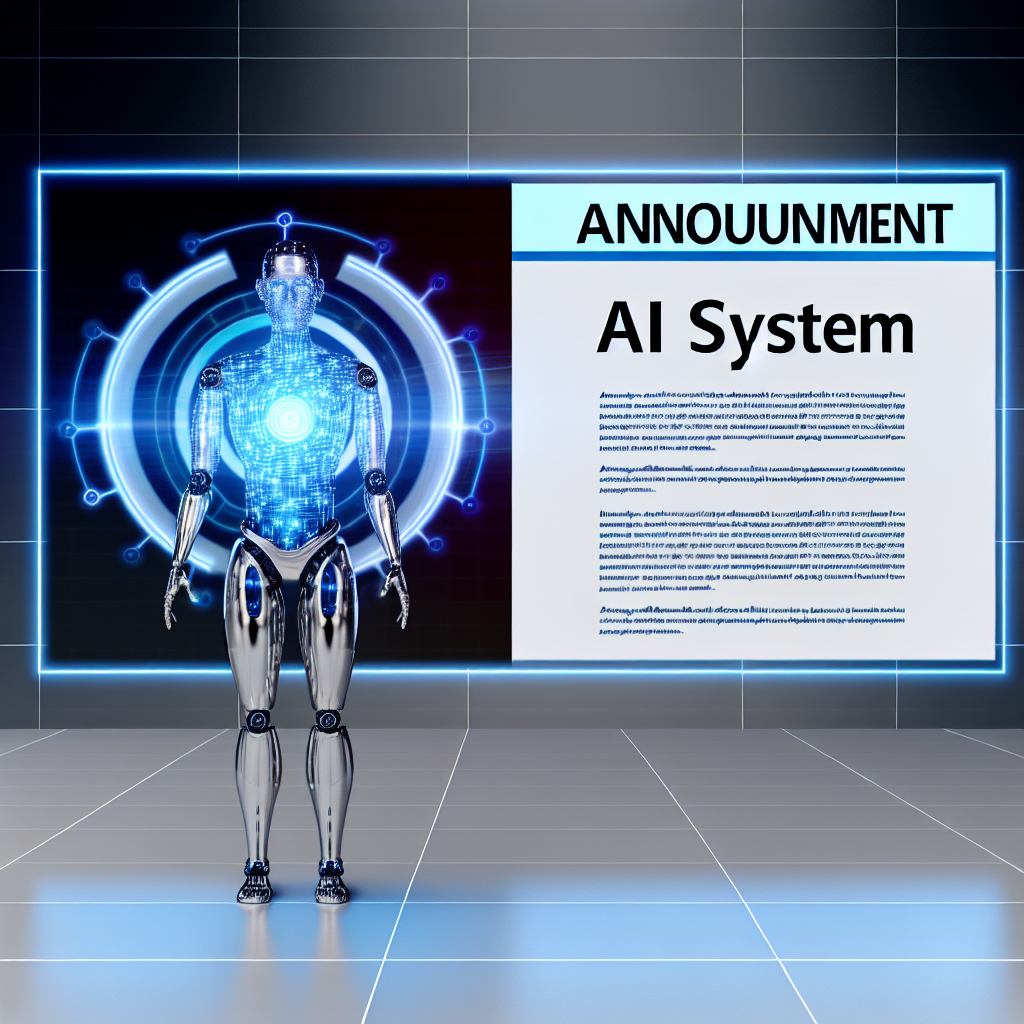 Futuristisches digitales menschliches Bild neben der Ankündigung von Google Gemini AI