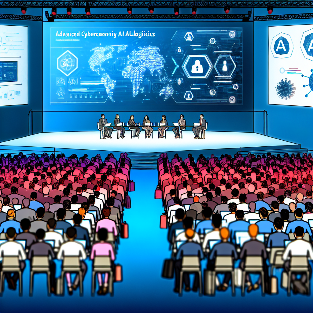 Technologie-Konferenz mit Cybersecurity- und KI-Diskussionen